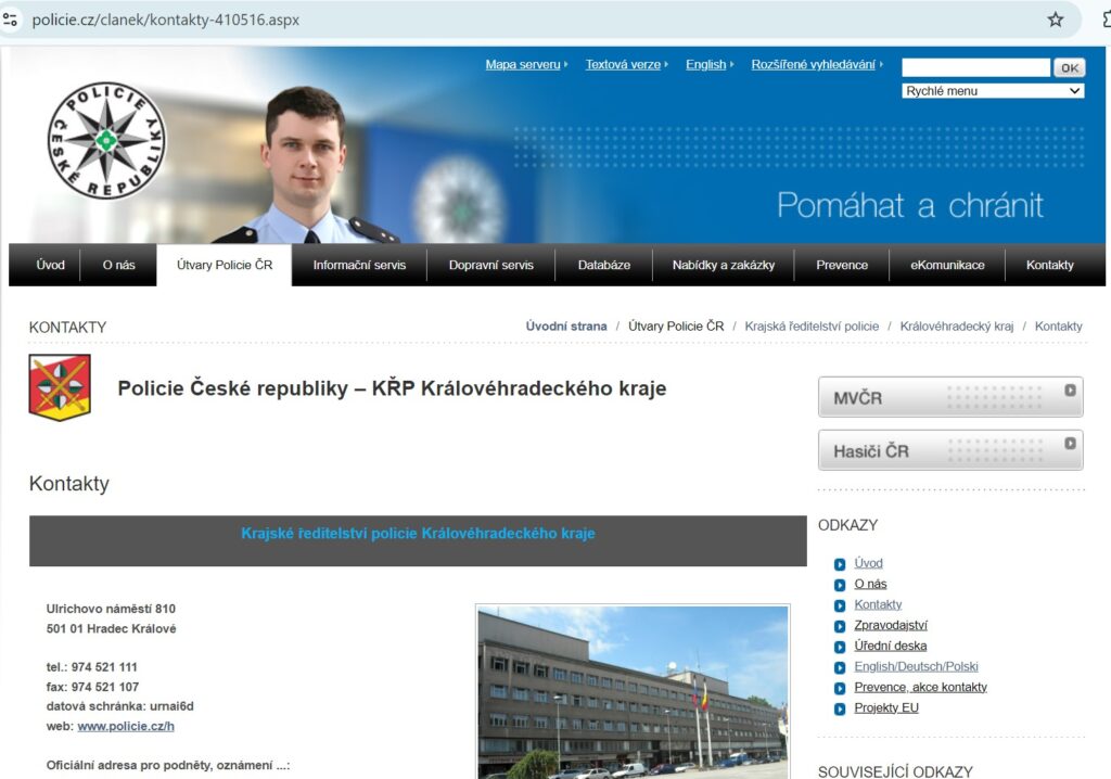 Krajské ředitelství Policie ČR