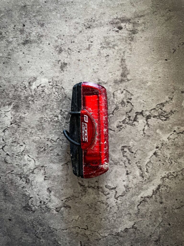 Zadní světlo na kolo